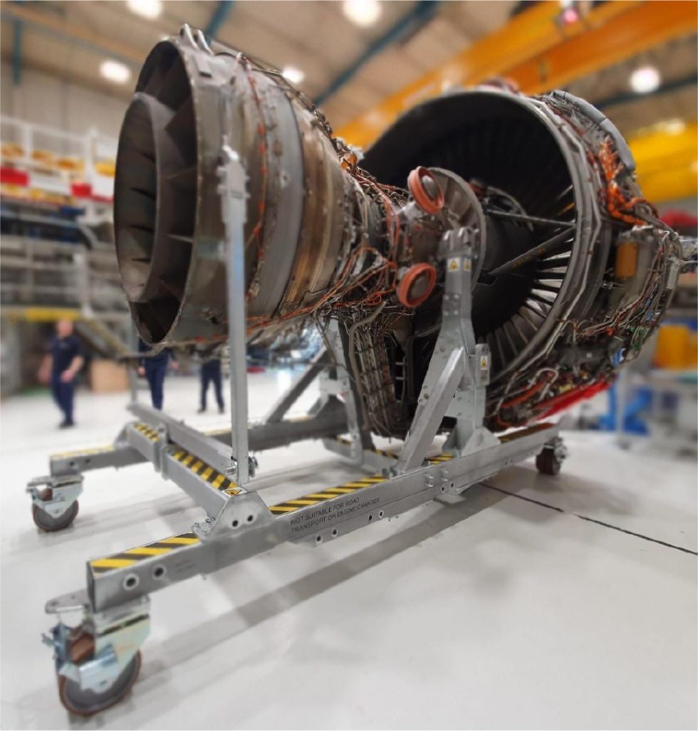 Warehouse Racking Small Jet Engine V Installations | Mechanical Handling Solutions